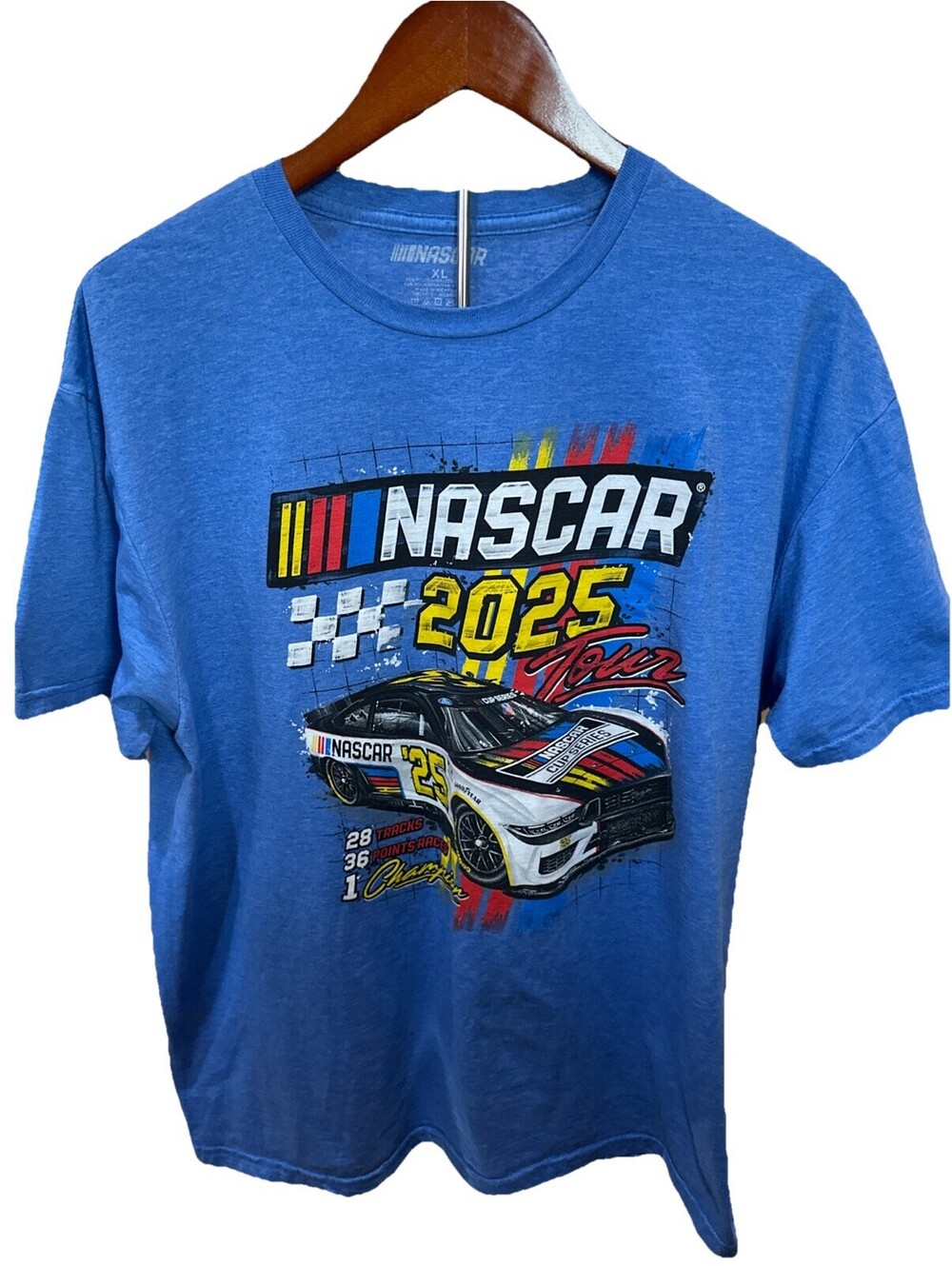 NASCAR 2025 Tour Graphic T Shirt Size XL Racing Tee